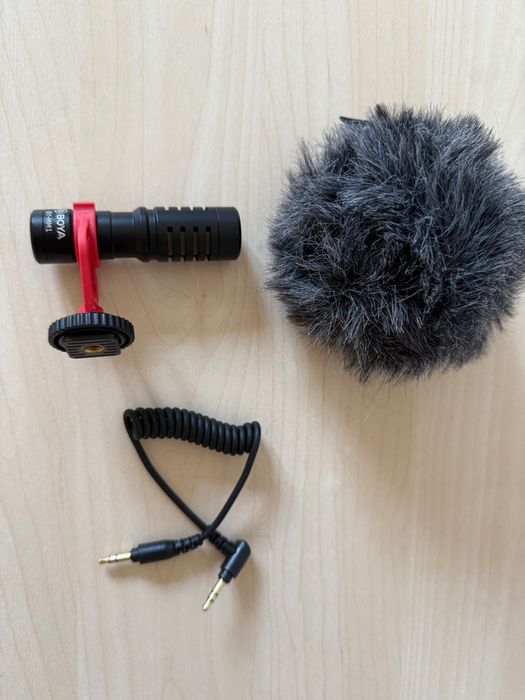 Mic para captação de áudio em vídeo cardioid