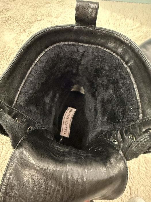 Продам італійські зимові чоботи Helena Soretti 39 р.