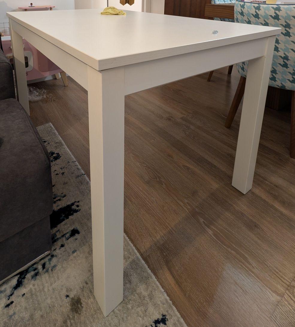 Conjunto de Mesa IKEA LANEBERG 130/190x80 cm e 6 cadeiras