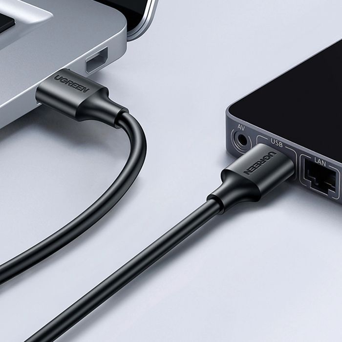 Ugreen kabel USB - USB 2.0 480Mb/s 0.25m czarny (US102)