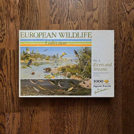 Вінтажний Пазл на 1000 шт. Комплект. European Wildlife. Англія