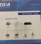 Modem 8 portas Gigamedia, novo na embalagem.