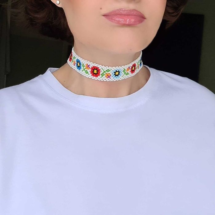 1+1=3 Чокер чорний різні кольори подарунок жінці великий вибір прикрас