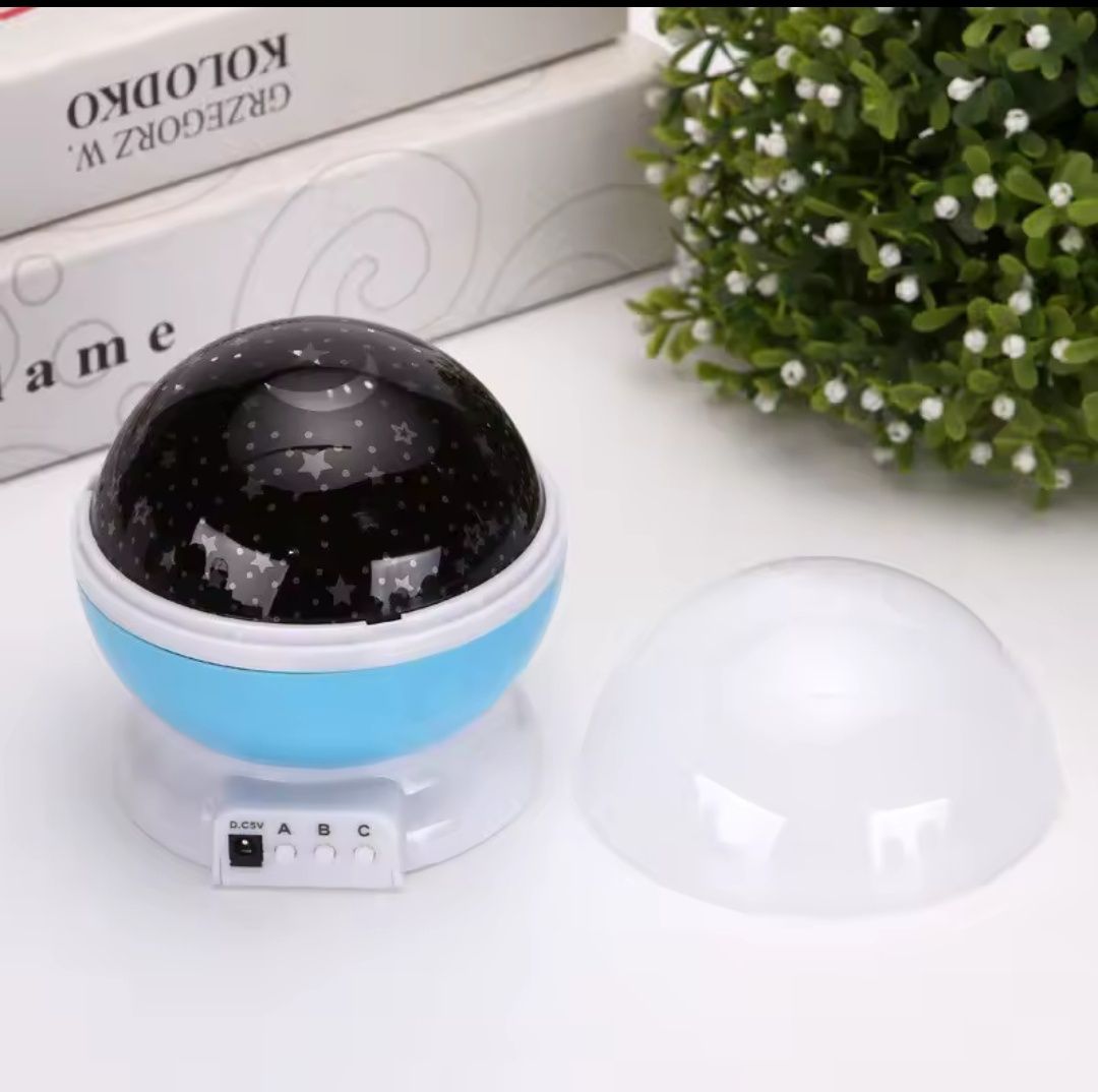 Mini projector de luz planetária no tecto e quarto de crianças *NOVO*