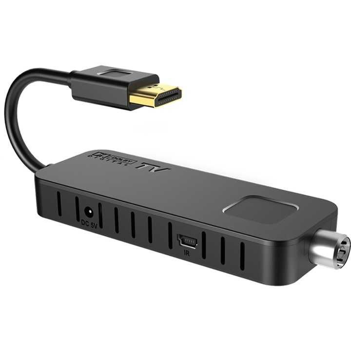 dekoder tuner TV HD DVB-T2 HEVC H.265 NIEWIDOCZNY mini stick nagrywani