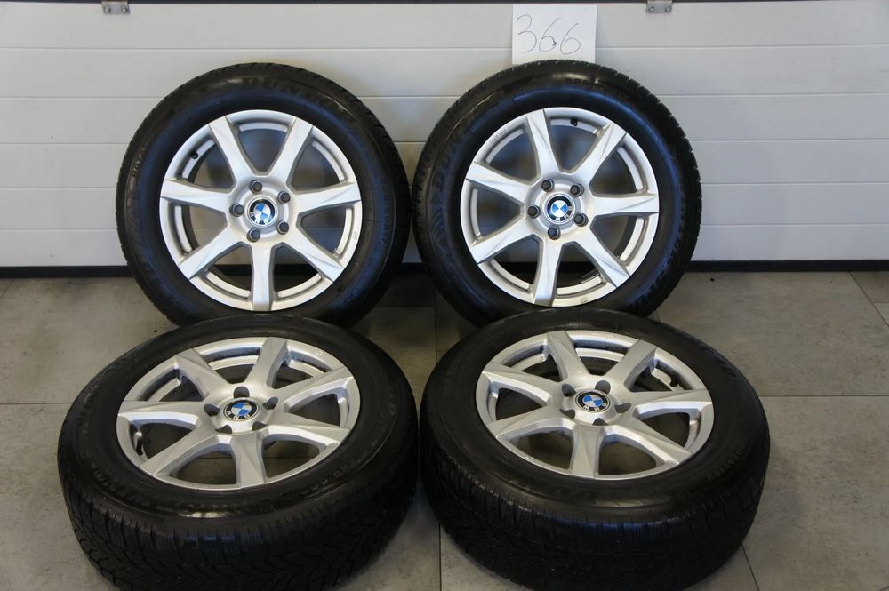 NR 366 Koła Zimowe Alufelgi BMW X3 225/60/17 Dunlop ok. 5mm