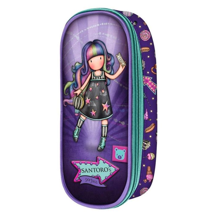 Piórnik na Suwak Gorjuss Fairground Up and Away Santoro ,234x114 mm