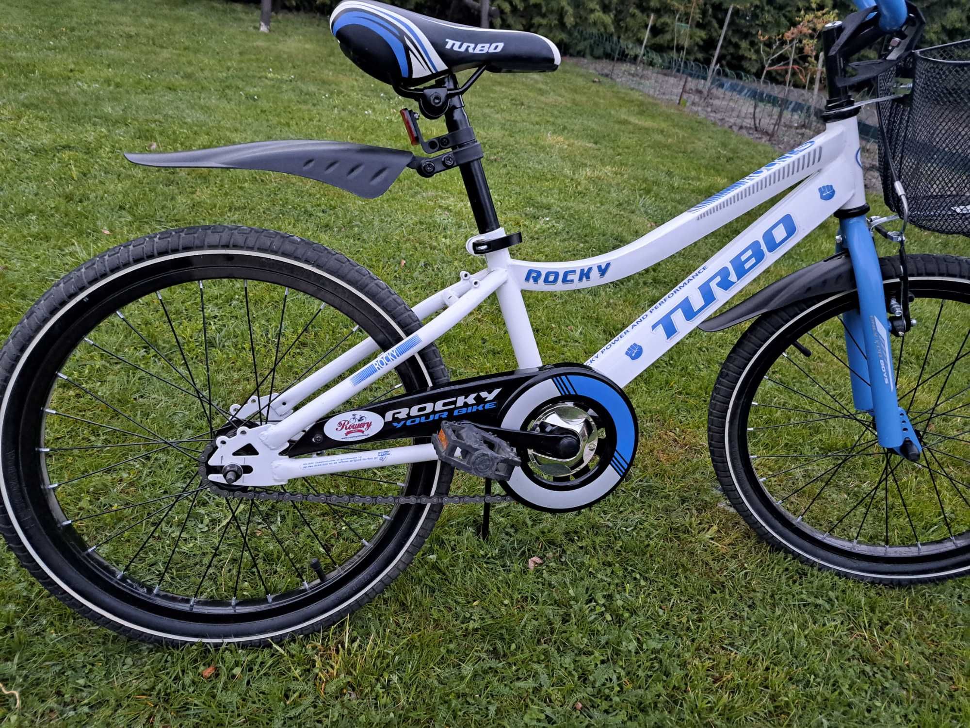 Rower dziecięcy BMX ROCKY 20" Biało /Niebieski