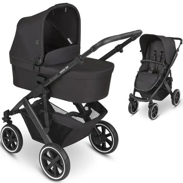 Wózek 2w1 abc design air czarny