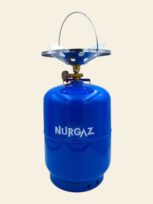 Газовый баллон  кемпинг 12л с горелкой NURGAZ примус разные комплекты