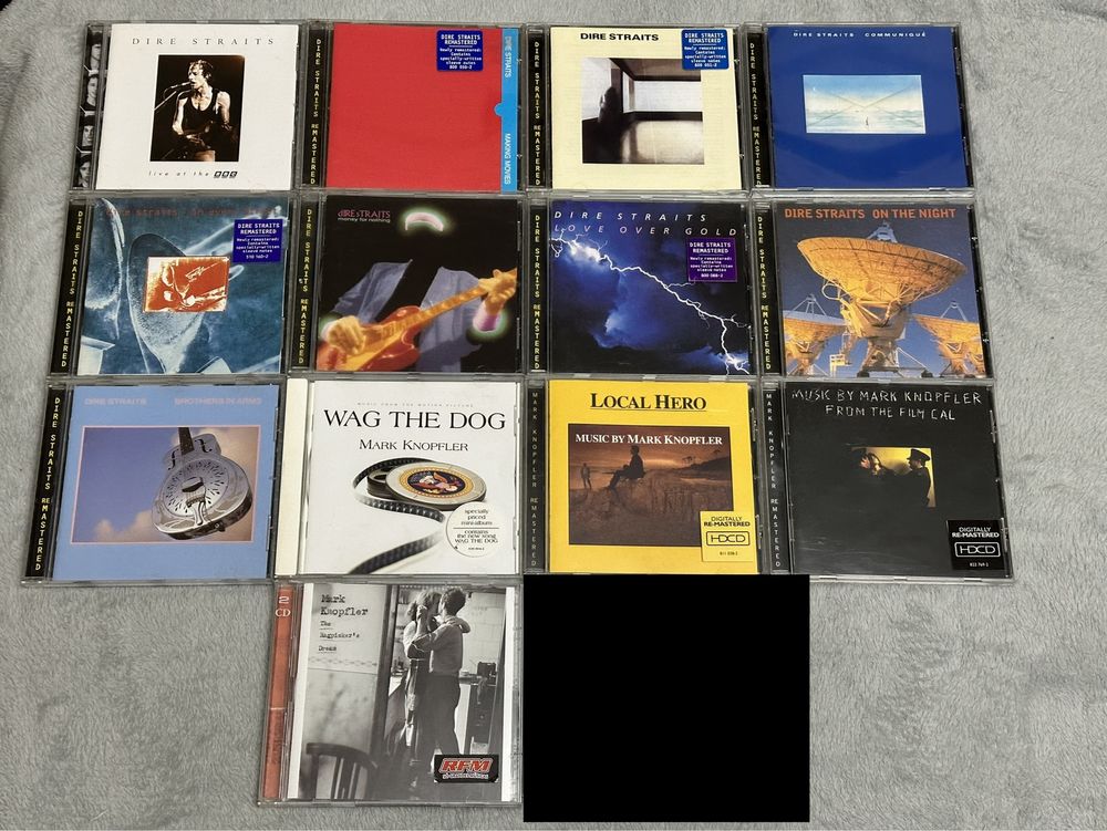 13 CDs Dire Straits + Mark Knopfler