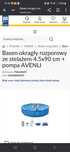 Basen ogrodowy z akcesoriami