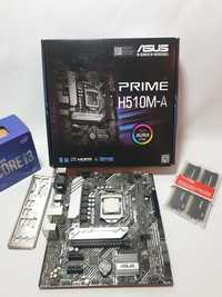Комплект s1200 Asus Prime H510M-A i310100f DDR4 HyperX Fury 16gb