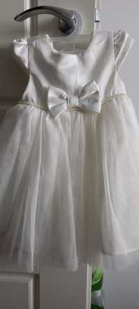 Sukienka biała do chrztu 86