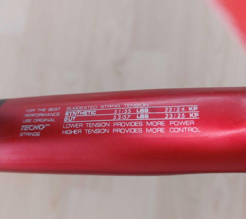 Тенісна ракетка TECNO Pro - Quartz Ti 265 (made in Швейцарія)