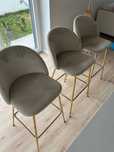 Five high bar chairs