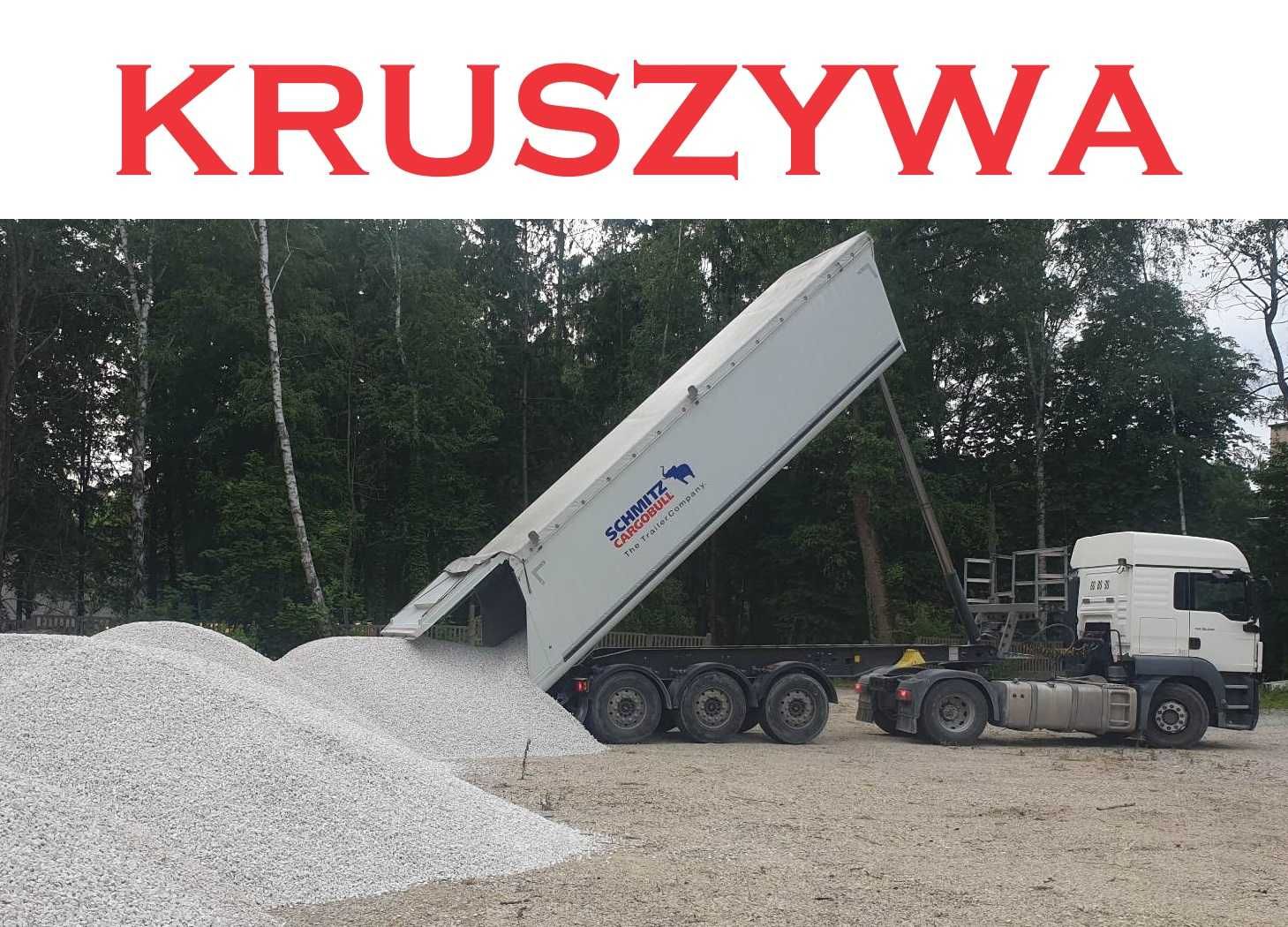 Kruszywo  z Dostawą 28 TON, Kliniec, Tłuczeń, Grysy, Mieszanki-OKAZJA!