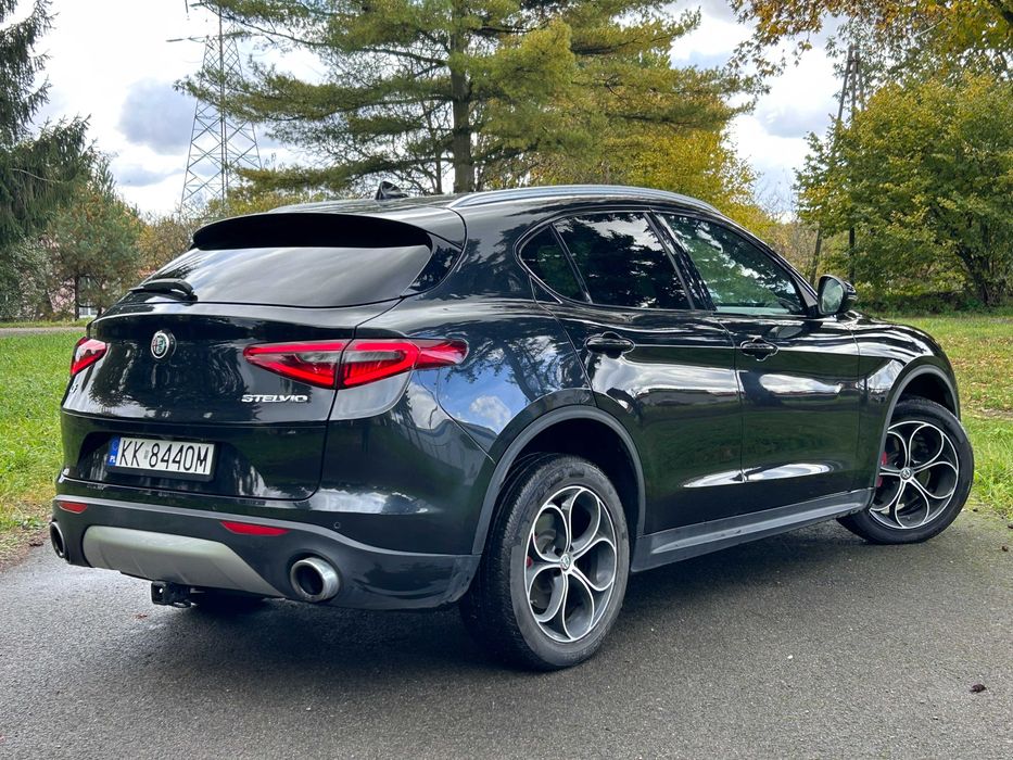 Alfa Romeo Stelvio*Automat*4x4*Skóra*Grzane Fotele i Kierownica*VAT23%