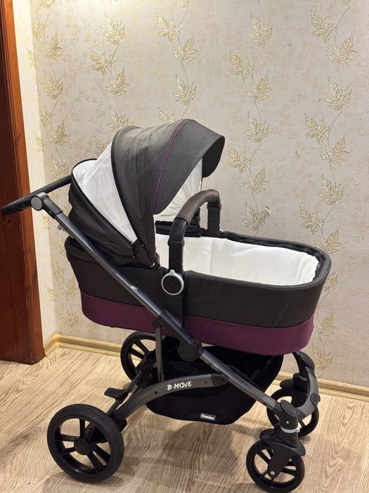 Коляска 2в 1 EI camino ME 1021-9 B-Move grey purple