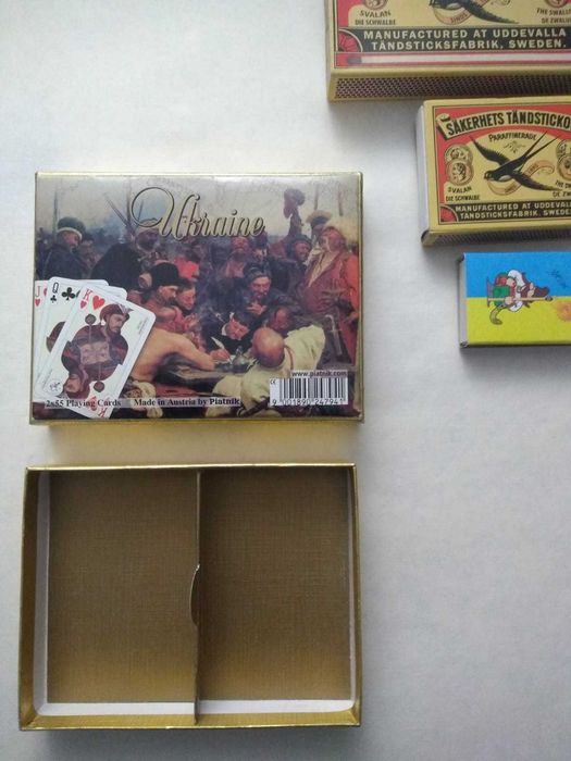 Карты игральные пластик. Козаки (Австрия), Доллар, Кока-кола, Украина.
