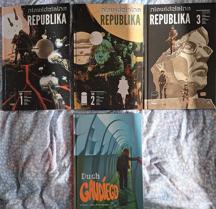 Komiksy trylogia Niewidzialna republika + Duch Gaudiego