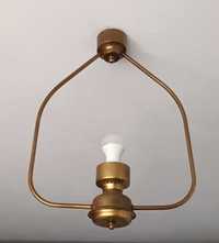 Lampa "mosiężna" pałąk  używana a'la naftowa POLAM ok.40lat