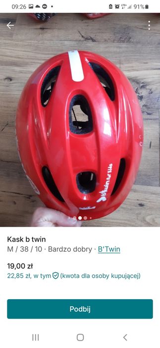 Kask b.twin 52 56 b.dobry