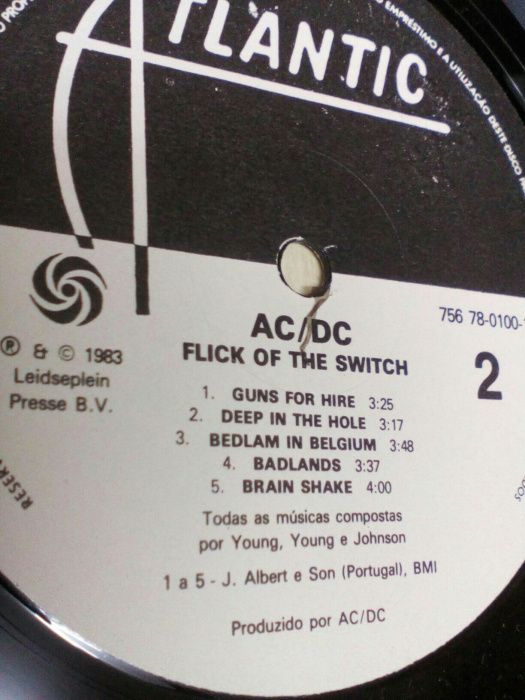 Vinil, ACDC: Flick of the Switch.