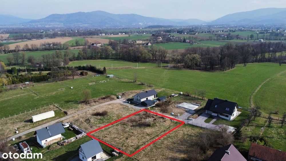 GAZ, prąd, woda. Widok na góry! Objęta MPZP! BUDOWLANA !!