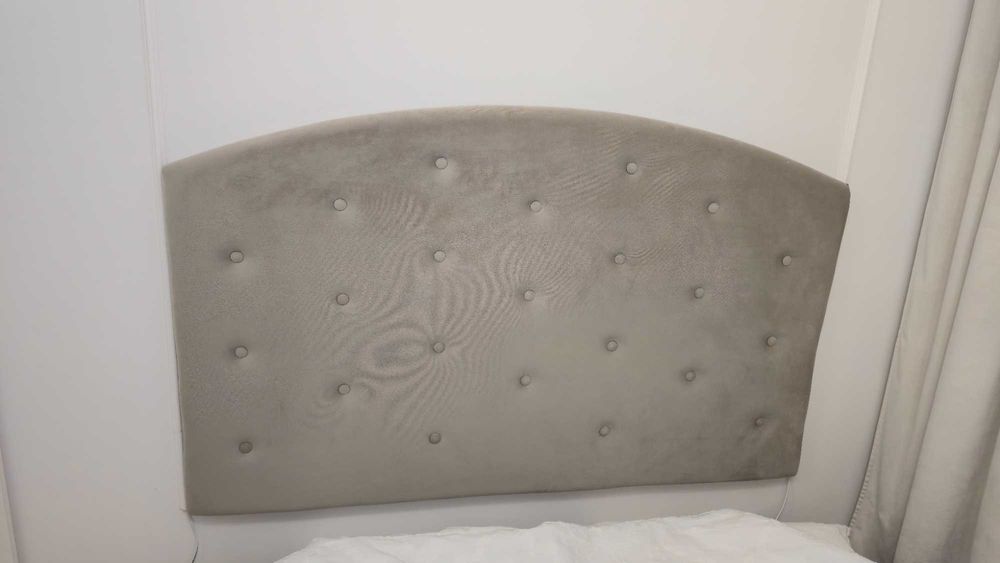 Panel, wezgłowie tapicerowane, panel ścienny szary