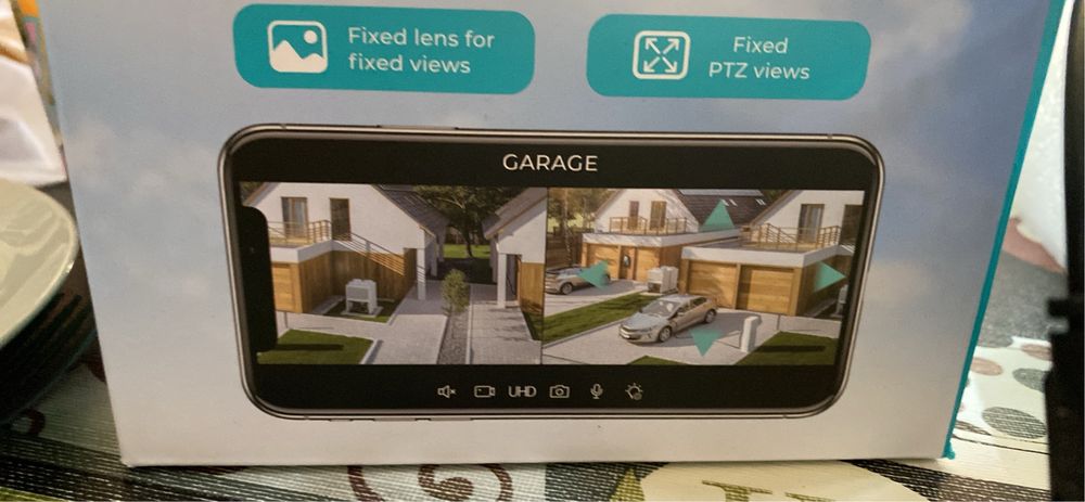 Camara dual view rotativa com wifi