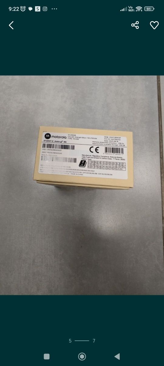Motorola g84 5G nowy FAK VAT