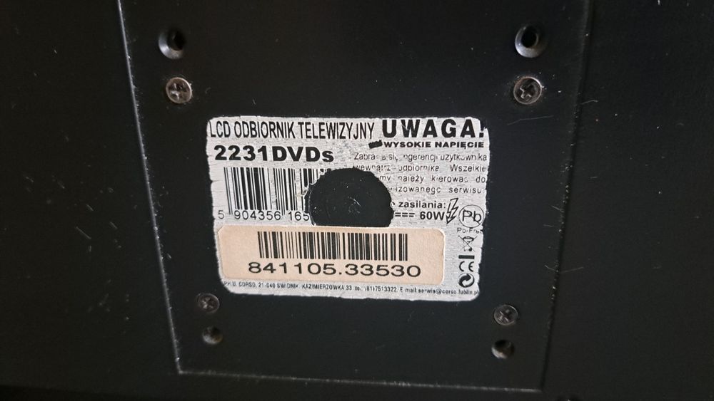 Telewizor Provision 2231 DVDs