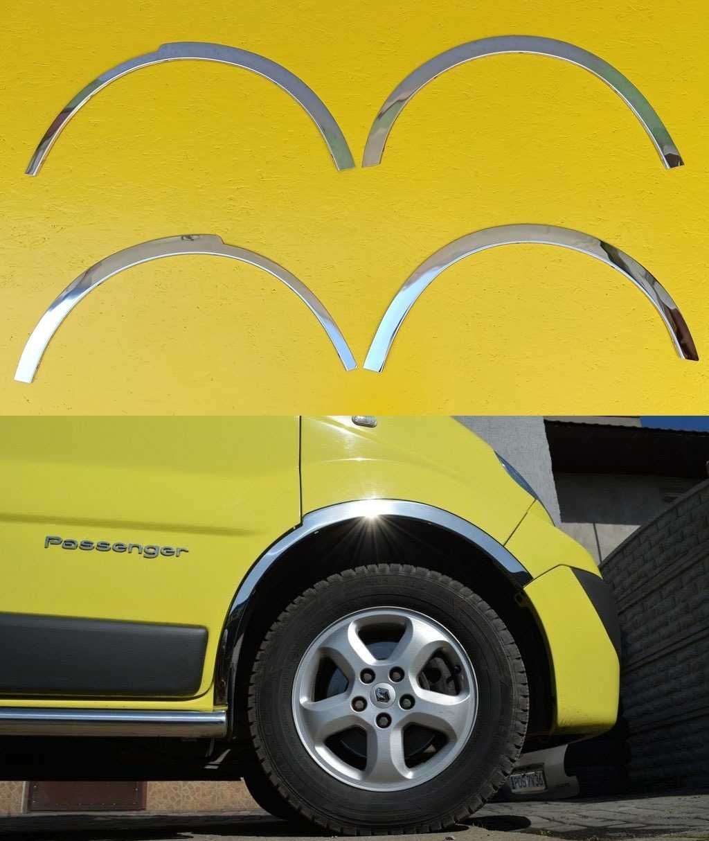 Накладки на арки на Opel Vivaro Renault Trafic Виваро Трафик 07-14р