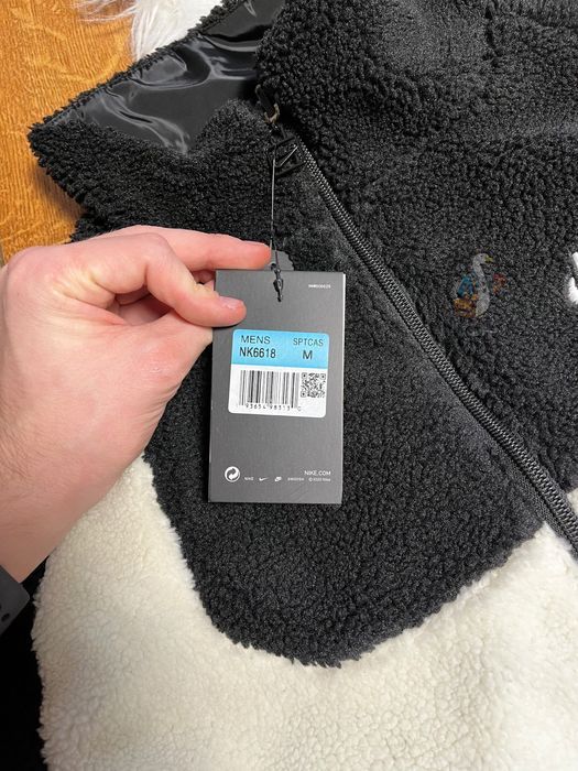 Двостороння кофта NIKE SHERPA BIG LOGO | шерпа найк біг свуш