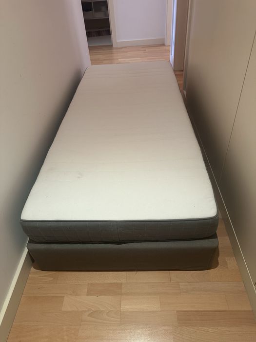 Colchão e Sommier c/pés 90x200cm