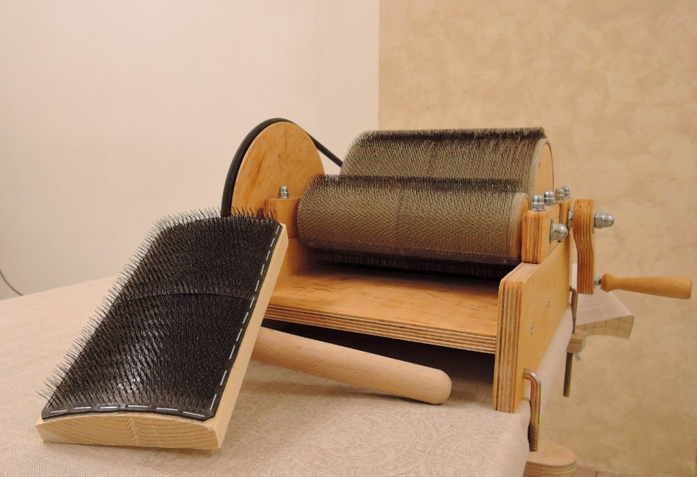 Продам барабанний кардер для обробки шерсті  від " Дядя Коля" Україна