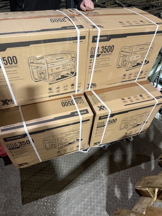 Бензиновий генератор Daewoo Power GDA 3500 2,8 кВт, ручний стартер