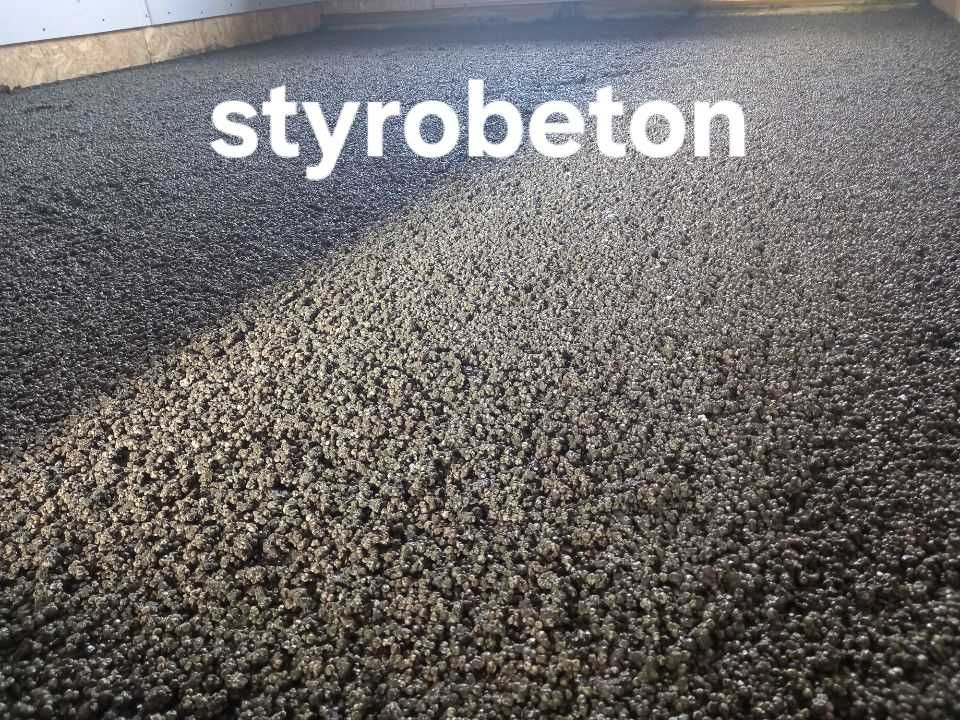 wylewki maszynowe, styrobeton, chudy beton, posadzki