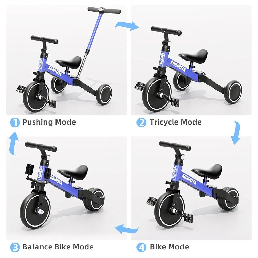 Triciclo Evolutivo 4 em 1 Korimefa