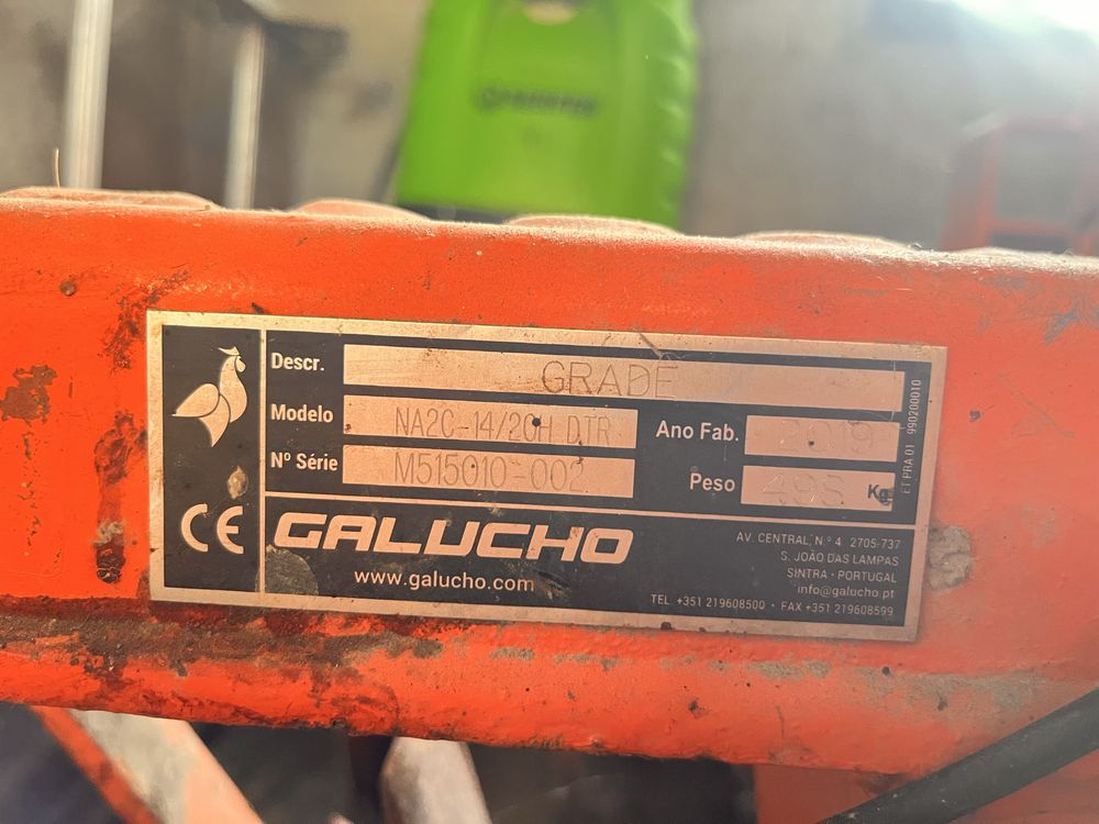 Grade de Discos Galucho NA2C-14/20H DTR – Usada