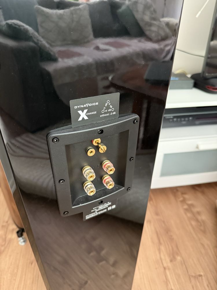 Kolumny Dynavoice Defintion DF-8 dab + polerowany czarny