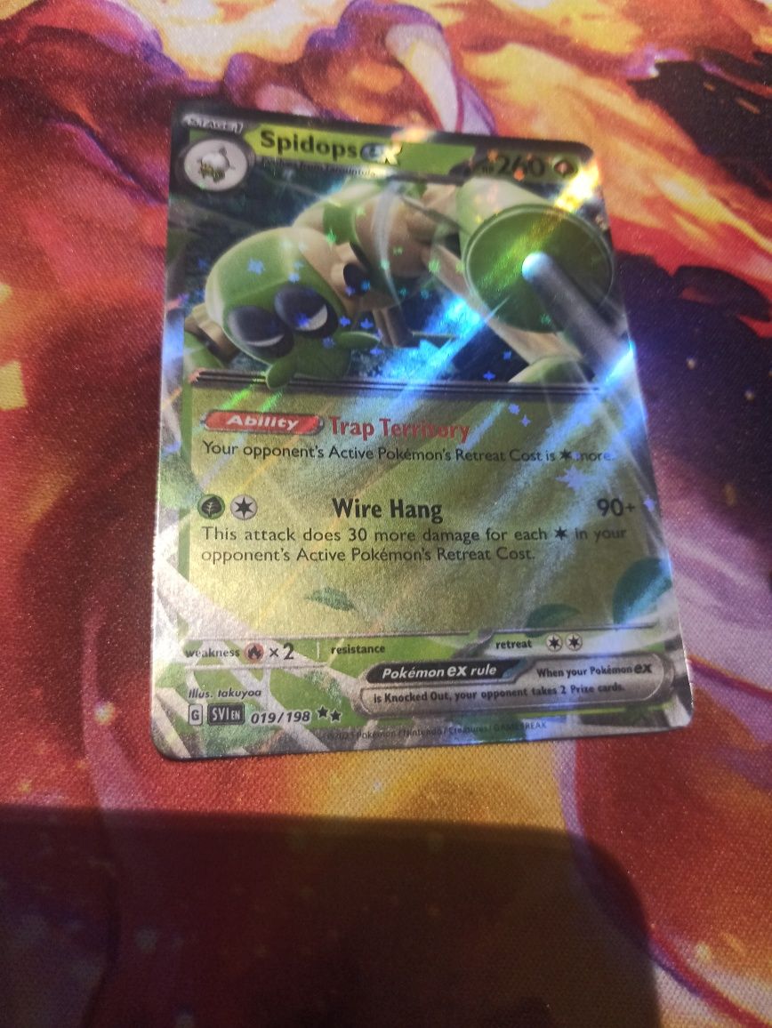 Karta Pokemon Spidops Ex