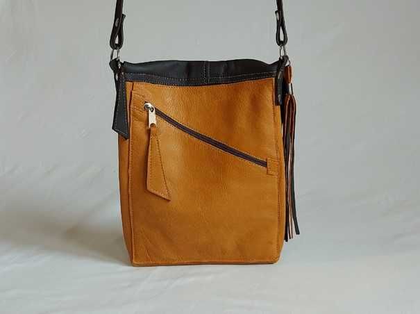 Skórzana torba listonoszka (messenger bag)