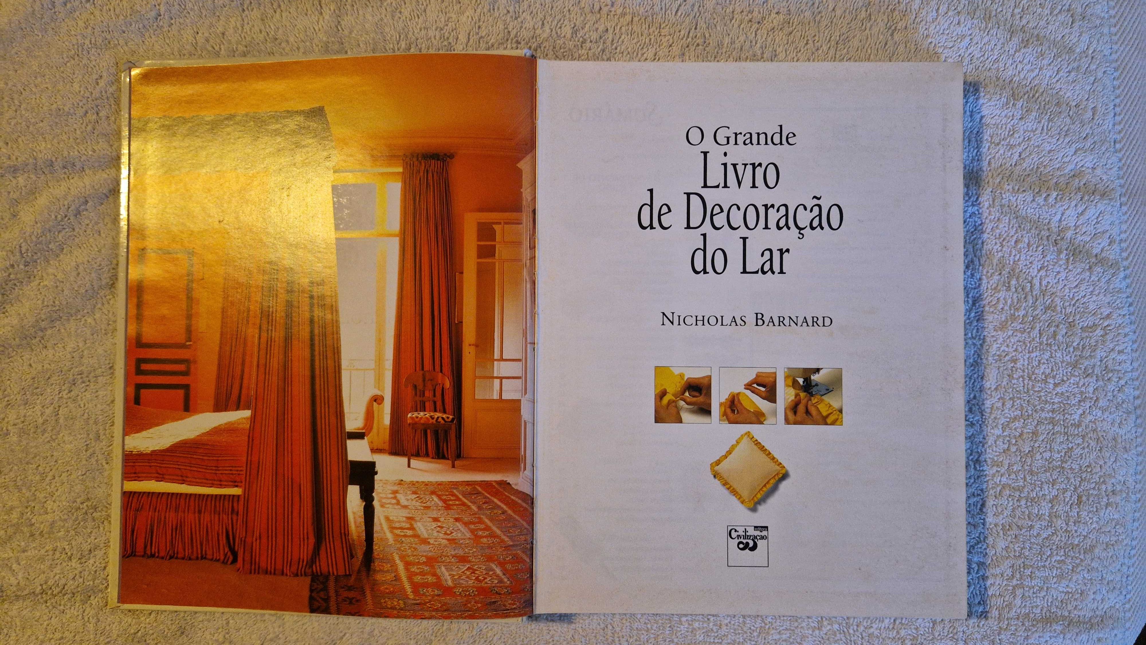Livro "O Grande Livro de Decoração do Lar", de Nicholas Barnard