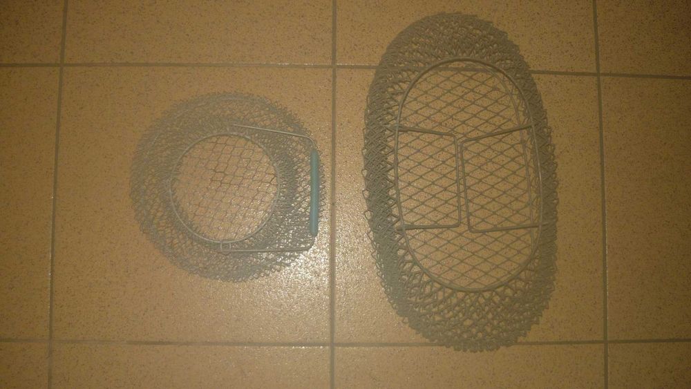 2 x Sadzyk zestaw wiaderko siatkowe składane koszyk na żywca warzywa