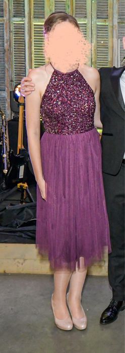 Sukienka Maya Deluxe rozmiar 38 koktajlowa wieczorowa wesele cekiny