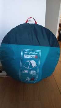 Tenda 2 Seconds + 1 Saco-cama Decathlon com apenas 1 uso