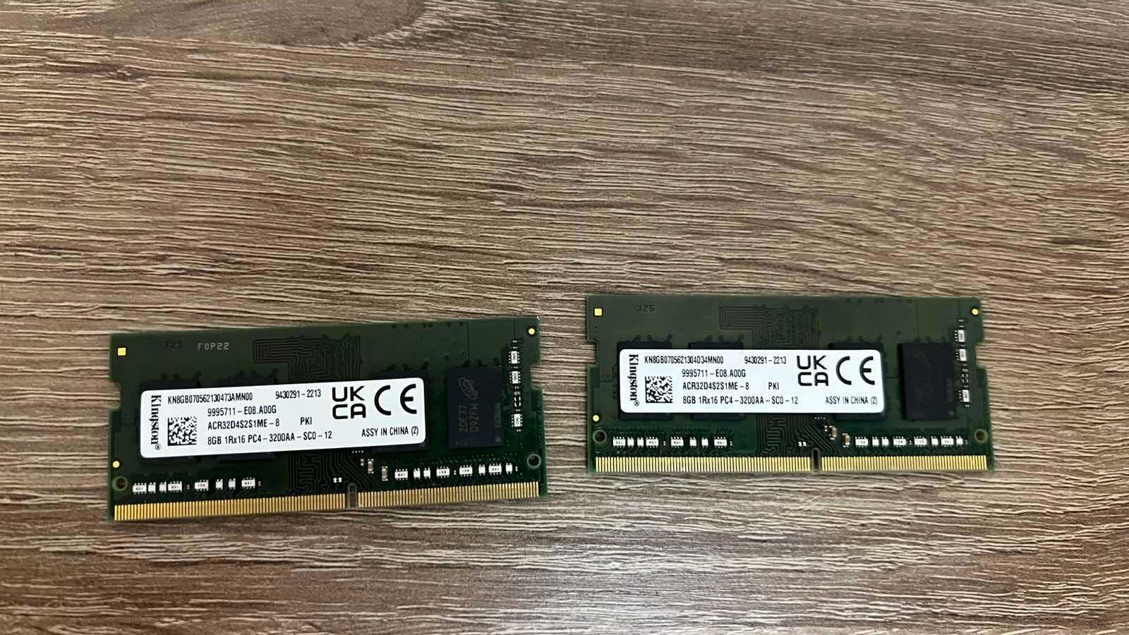 Оперативна память Kingston DDR4 3200 MHz 8 GB для ноутбука