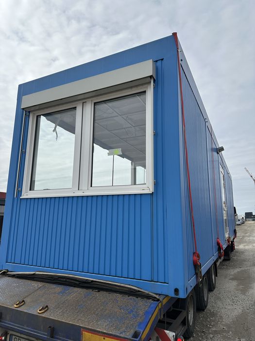 Rama kontener biurowy 12 x 3 36m2 ocieplony dom modułowy domek